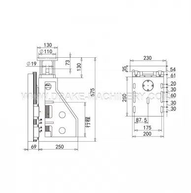 260 stroke Y-axis center height 100mm