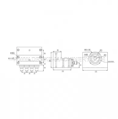 Four-head ER16 Model LS-P4-ER16