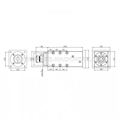 Single-head ER25 Flying Cutter Model LS-PF1-ER25