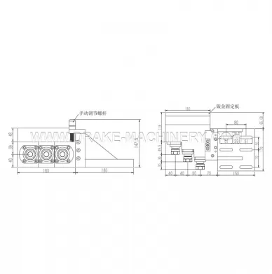 Three long and short heads ER20 Model LS-CD-3-ER20