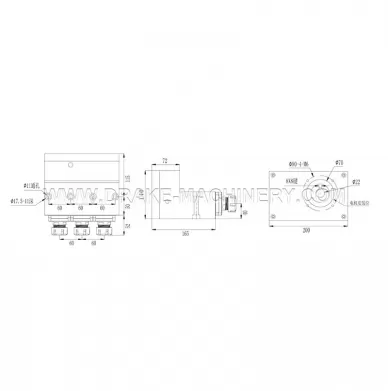 Three-head ER25 Model LS-P3-ER25