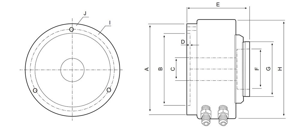 JH Hydraulic Rotary Type Quick Chuck